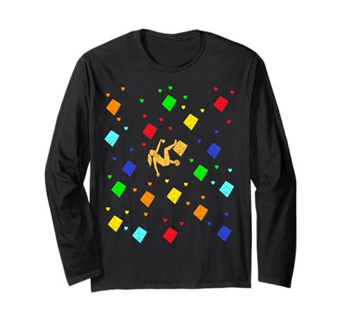 Klettern Bouldern Bergsteigen Klettererin Frauen Kletterer Langarmshirt von Klettern Sport Freizeit Ausrüstung Geschenke Shirt