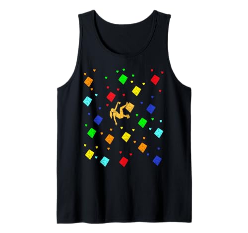 Klettern Bouldern Bergsteigen Klettererin Frauen Kletterer Tank Top von Klettern Sport Freizeit Ausrüstung Geschenke Shirt