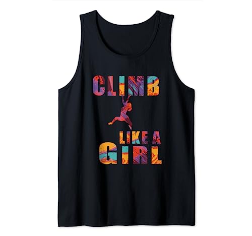 Climb like a Girl Klettern Kletterin Bouldern Kletterhalle Tank Top Climb like a Girl Klettern Kletterin Bouldern Kletterhalle Tank Top von Kletterwand Kletterausrüstung Kletterkurs Felswand