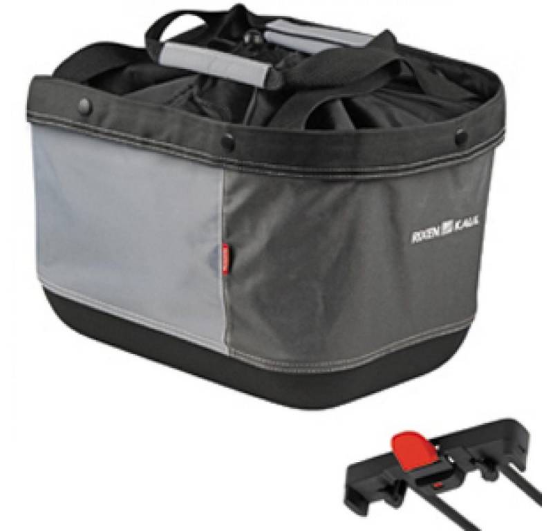 KlickFix Fahrradkorb KLICKfix Fahrradkorb Alingo GT grau 24x41x29 cm von KlickFix