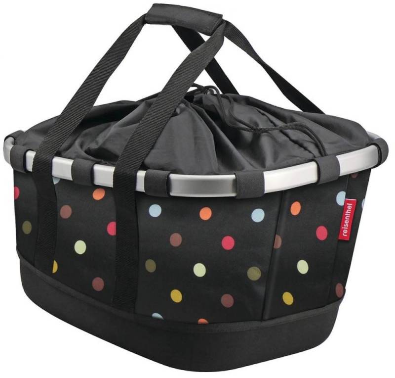 KlickFix Fahrradkorb KLICKfix Fahrradkorb Bikebasket GT mit UniKlip dots 42x28x33 cm von KlickFix