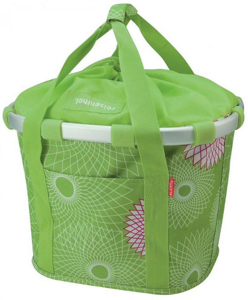 KlickFix Fahrradkorb KLICKfix Fahrradkorb Fahrradtasche Bikebasket Reisenthel lime/grün 28x von KlickFix