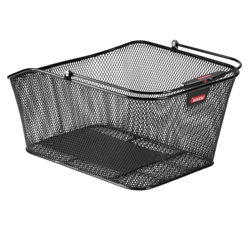 KlickFix Fahrradkorb KLICKfix Hinterradkorb City II KorbKlip 2 41x31x20 cm schwarz von KlickFix