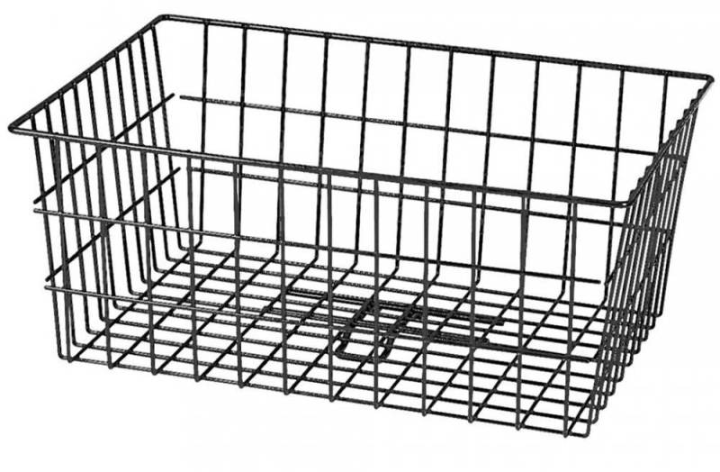 KlickFix Fahrradkorb KLICKfix Hinterradkorb Maxi schwarz 36x52x22 cm von KlickFix