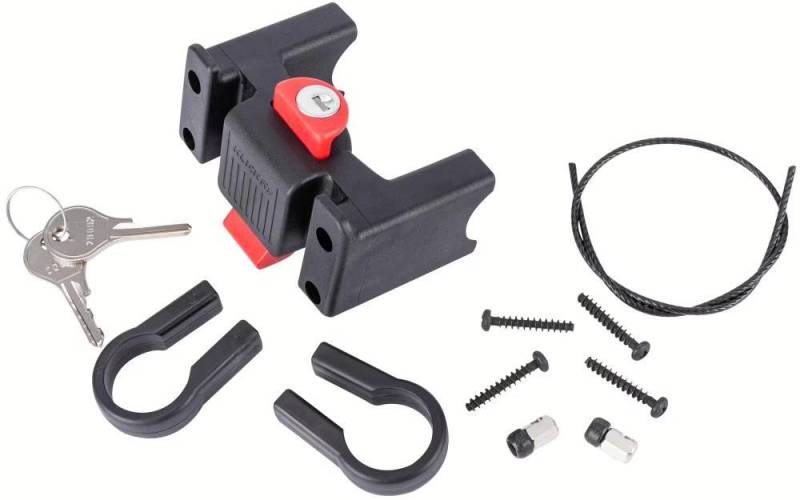 KlickFix Fahrradkorb KLICKfix Lenkeradapter mit Schloss 2226 mm abschließbare Halterung f von KlickFix
