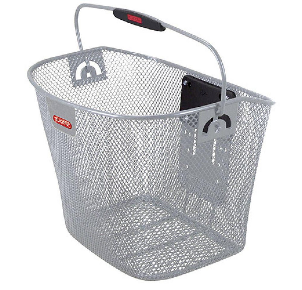 KlickFix Fahrradkorb KLICKfix Lenkerkorb silber 25x35x26 cm von KlickFix