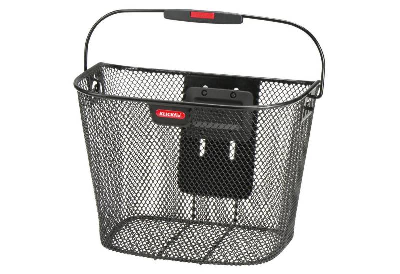 KlickFix Fahrradkorb KLICKfix Uni Fahrradkorb schwarz  Lenkerkorb 16 L, feinmaschig von KlickFix