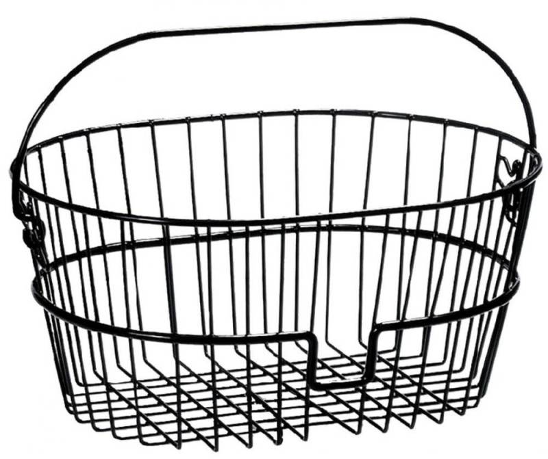 KlickFix Fahrradkorb KLICKfix Vorderradkorb Standard schwarz 30x41x19 cm von KlickFix