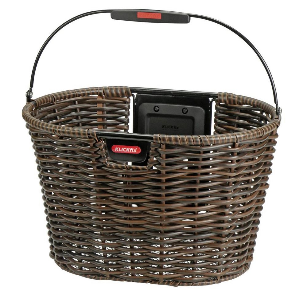KlickFix Fahrradkorb KLICKfix Vorderradkorb Structura oval ohne Adapter 24x39x28 cm von KlickFix