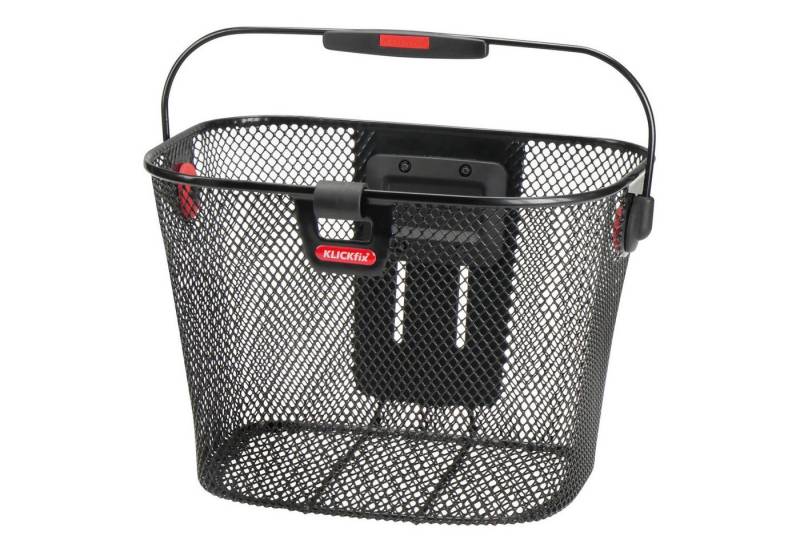 KlickFix Fahrradkorb Klickfix Lenkerkorb Unilux schwarz 26x35x26 cm von KlickFix