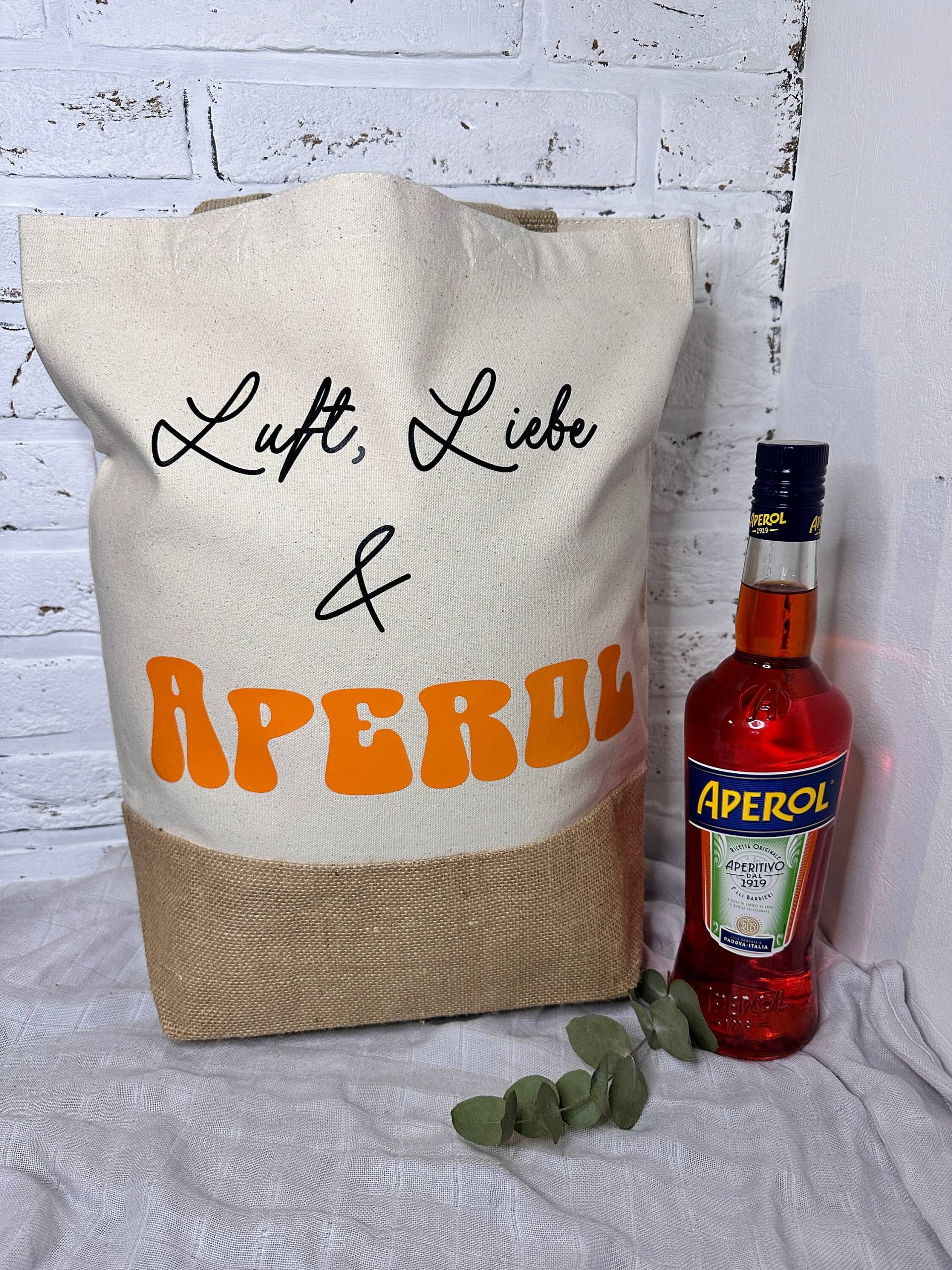 Großer Jutebeutel | Shopper Aperol Aperoli Spritz Beutel Großer Jutebeutel | Shopper Aperol Aperoli Spritz Beutel von KlimbimDesignShop