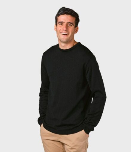 Klitmøller Collective Merino-Strickpullover - Mens Basic Merino Wool - mulesingfrei von Klitmøller Collective