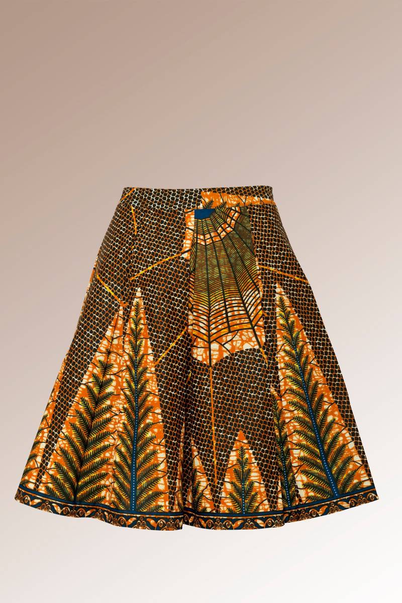 Jupe À Plis "Yémi" von KlomyDesignBoutique