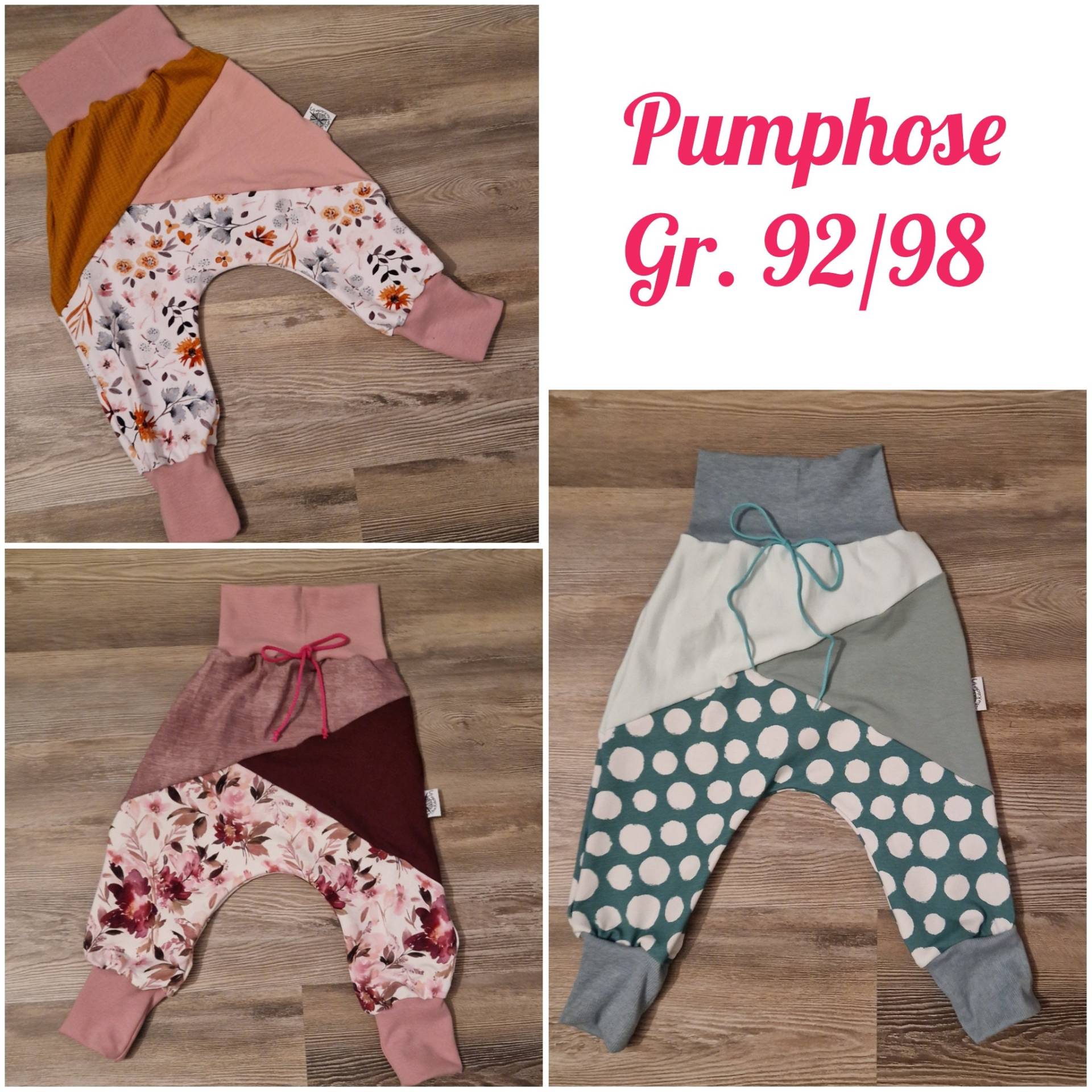 Mädchen Pumphosen Gr.92/98 -Handmade von KlosterNaehKaetzchen