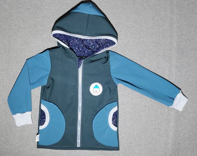 Softshelljacke Gr. 110 -Handmade von KlosterNaehKaetzchen