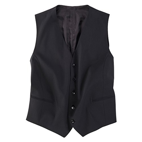 Klotz Schwarze Anzugweste Übergröße, deutsche Größe:60 von Klotz