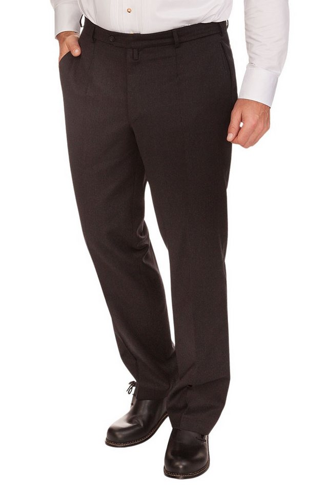 Klotz Trachtenlederhose Anzughose - ENRICO - anthrazit von Klotz