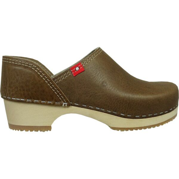Klox Cloggie - geschlossener Clog mit pflanzlich gegerbtem Leder von Klox