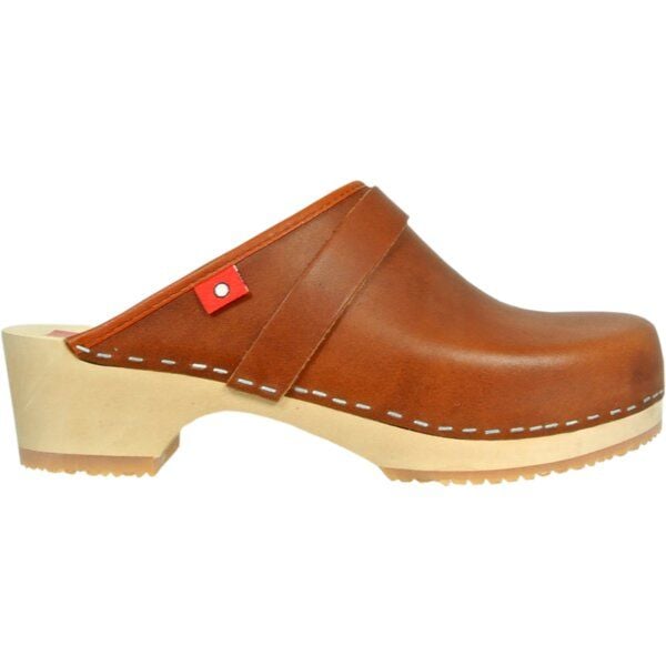 Klox Original Clog - handgemachter Holzclog mit pflanzlich gegerbtem Leder von Klox