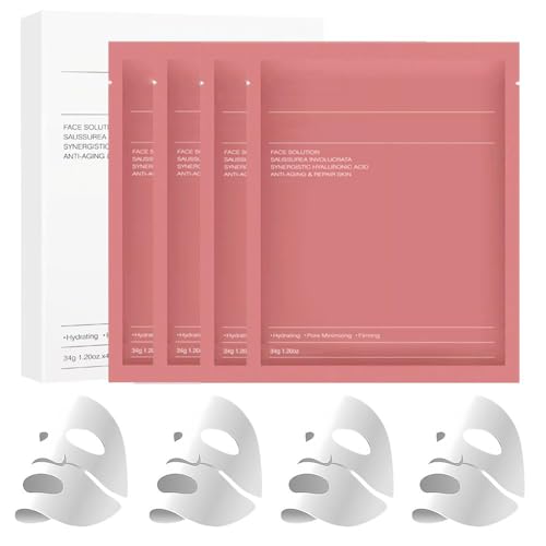 Bio Collagen Hydrogel Face Mask, Deep Collagen Overnight Hydrating Face Mask, Bio-Collagen Night Wrapping Gel Patch for Skincare, Reduce Fine Lines & Wrinkles, Pore Minimizing (4Pcs/Box) von KlsyChry