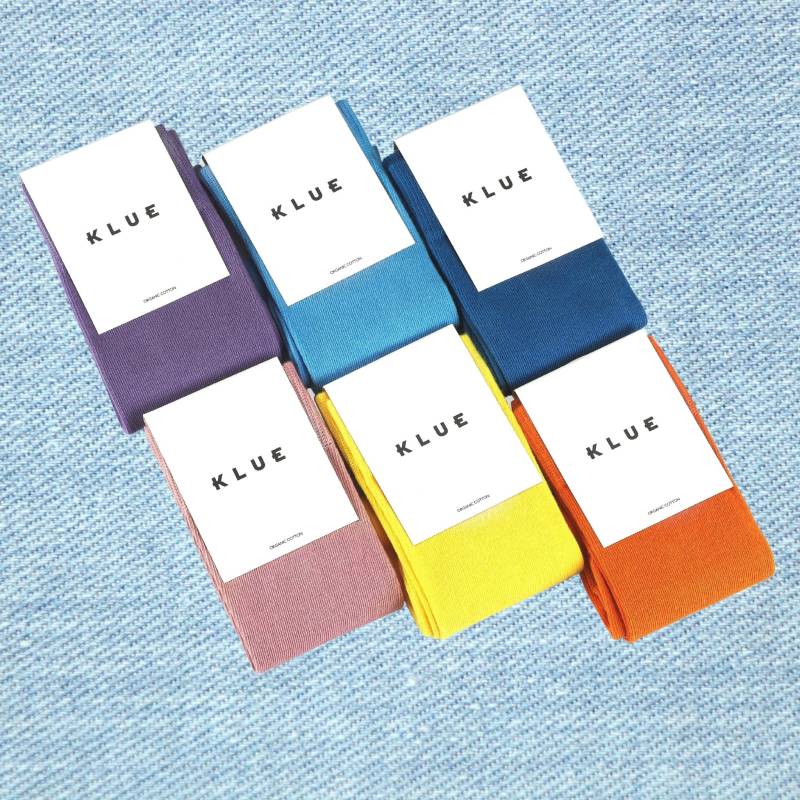 Bio-Baumwolle Bunte Feste Socken Packung X6 | Pastell Bio-Baumwolle Bunte Feste Socken Packung X6 | Pastell von KlueSocks