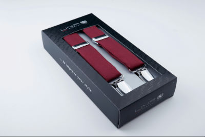 Klünemann Hosenträger Tamigi Uni 2,5/130 cm i - bordeaux - OG von Klünemann