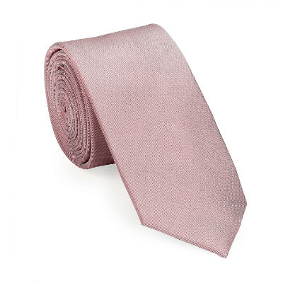 Klünemann Kraw. Seide Plain 6,0 cm - rose von Klünemann