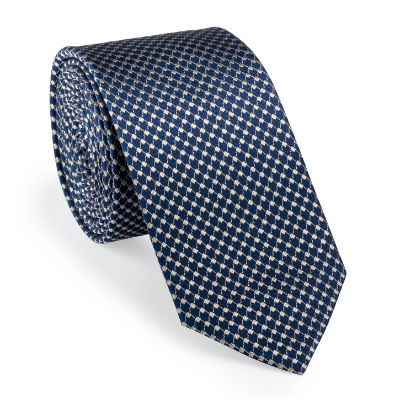 Klünemann Kraw. Seide Quattro 6,0 cm - navy - OG von Klünemann