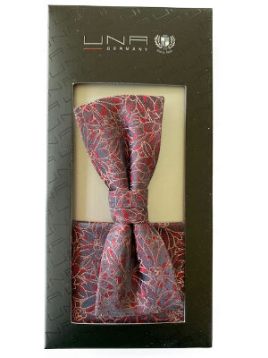 Klünemann Schleife Seide Peonia 4,0 cm mit Tu - rot - OG von Klünemann