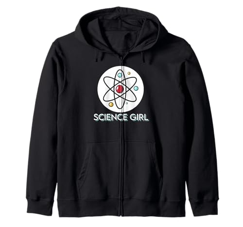 Atomorbit Wissenschaft Mädchen Physik Chemie Fan Kapuzenjacke Atomorbit Wissenschaft Mädchen Physik Chemie Fan Kapuzenjacke von Kluge Frauen STEM Humor Geek Mädchen Nerd