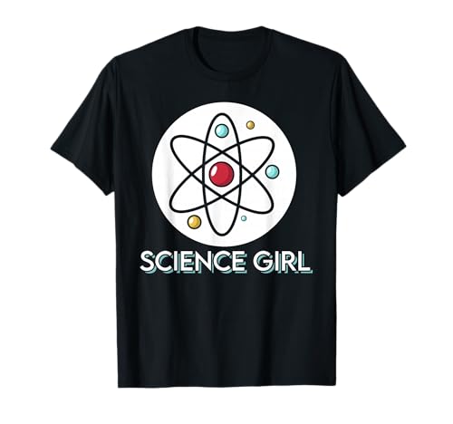 Atomorbit Wissenschaft Mädchen Physik Chemie Fan T-Shirt Atomorbit Wissenschaft Mädchen Physik Chemie Fan T-Shirt von Kluge Frauen STEM Humor Geek Mädchen Nerd