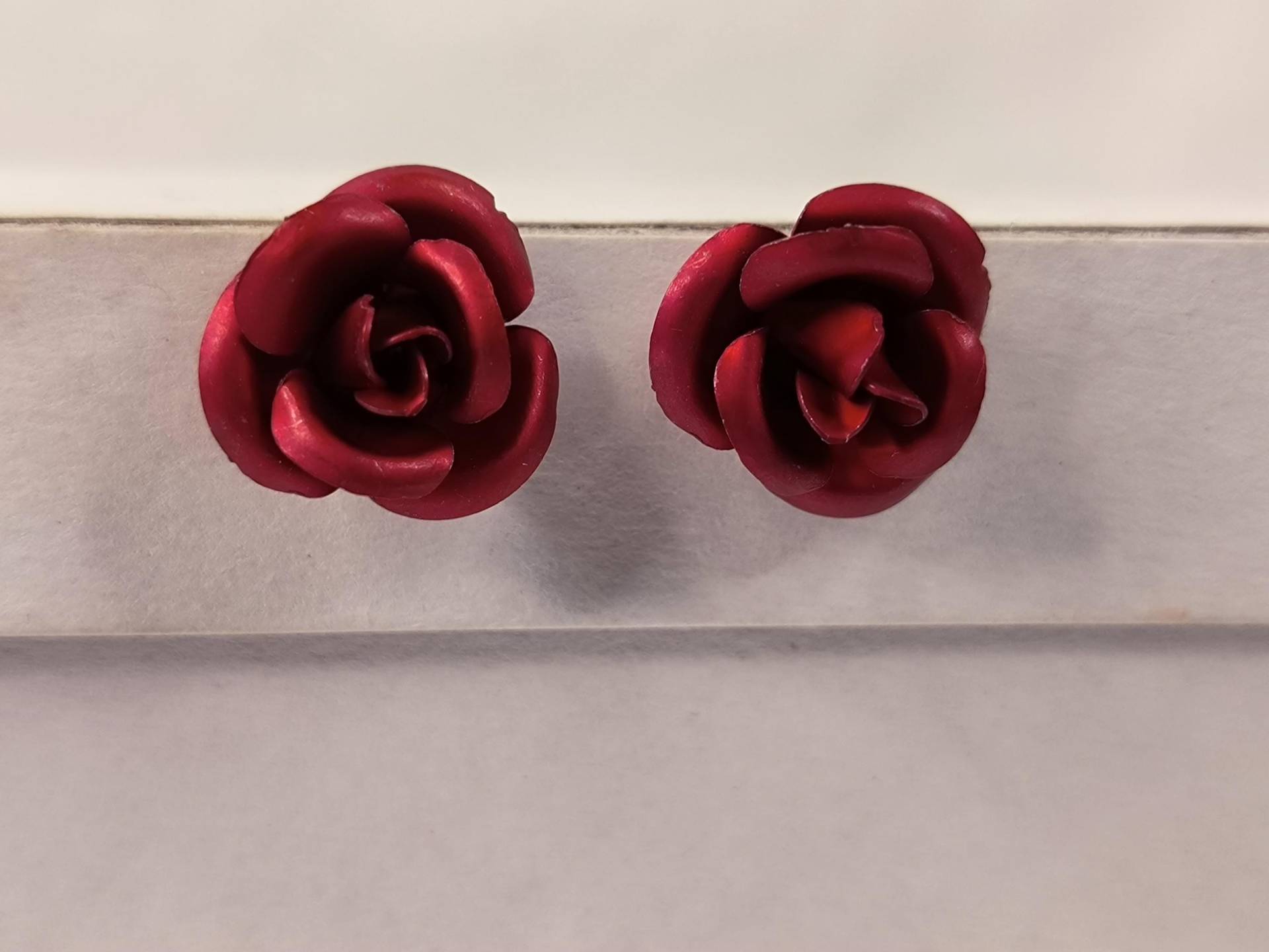 Kleine Rote Rosen Aus Stahl Zum Stecken Kleine Rote Rosen Aus Stahl Zum Stecken von KlunkerimBunker