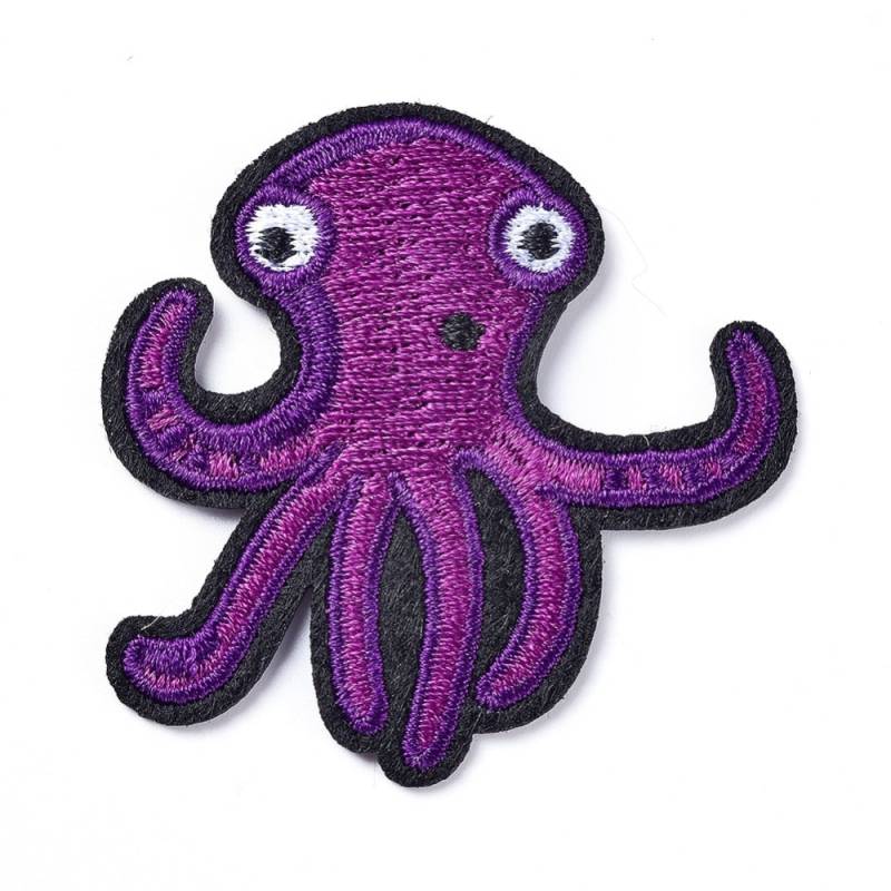 Krake Patch Applikation 5x5cm Aufnäher - Aufbügler Krakenpatch Octopus Krake Patch Applikation 5x5cm Aufnäher - Aufbügler Krakenpatch Octopus von Klunkerinsel