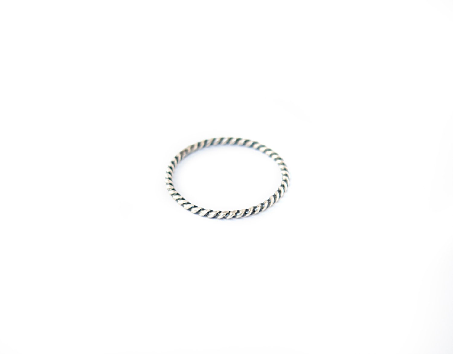 Gedrehter Sterling Silber Ring Gedrehter Sterling Silber Ring von KlyneJewelry