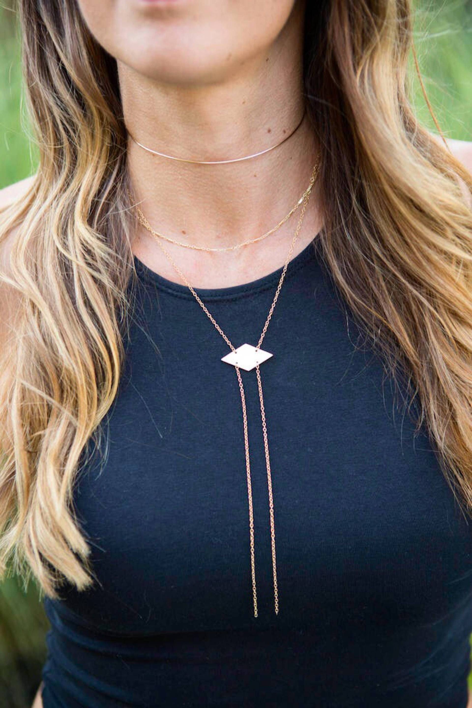Moderne Bolo/Doppelt Bolo - Gold Geschichtet Halsband Multi-strang Zarten Halskette Western Moderne Bolo/Doppelt Bolo - Gold Geschichtet Halsband Multi-strang Zarten Halskette Western von KmichaelStyle