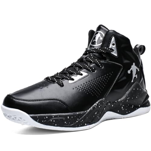 Kmrlofiy Herren Basketballschuhe Sportschuhe Stoßdämpfung rutschfeste Basketballschuhe Herren Leichte Atmungsaktiv Turnschuhe Tennis Schuhe Gym Sneaker (BKT-M24, 44EU) von Kmrlofiy