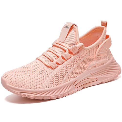 Kmrlofiy Laufschuhe Damen Turnschuhe Sportschuhe Sneaker Running Tennis Schuhe Leichtgewichts Atmungsaktiv Straßenlaufschuhe Joggingschuhe Freizeitschuhe Outdoor Fitness (Schuhe-6, 40EU) von Kmrlofiy
