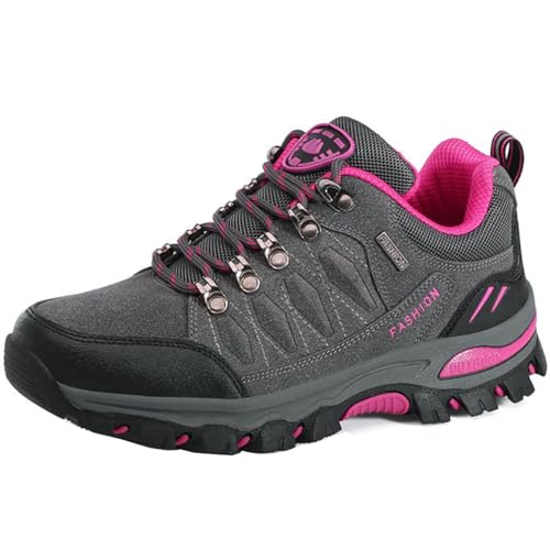 Kmrlofiy Wanderschuhe Herren Damen Wanderstiefel wasserdichte Wanderhalbschuhe Leicht Atmungsaktiv Outdoorschuhe rutschfeste Kletterschuhe Trekking Hiking Schuhe (Trek-23, 42EU) von Kmrlofiy