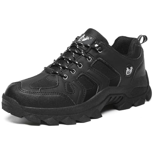 Kmrlofiy Wanderschuhe Herren Damen Wanderstiefel wasserdichte Wanderhalbschuhe Leicht Atmungsaktiv Outdoorschuhe rutschfeste Kletterschuhe Trekking Hiking Schuhe (Trek-6, 45EU) von Kmrlofiy