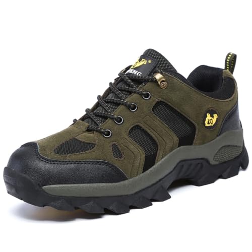 Kmrlofiy Wanderschuhe Herren Damen Wanderstiefel wasserdichte Wanderhalbschuhe Leicht Atmungsaktiv Outdoorschuhe rutschfeste Kletterschuhe Trekking Hiking Schuhe (Trek-8, 45EU) von Kmrlofiy