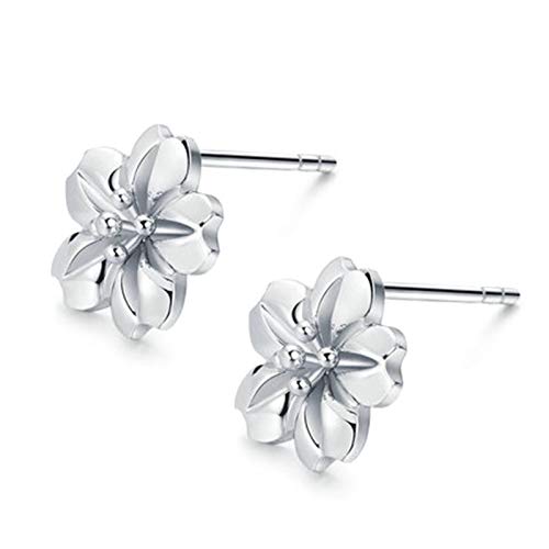 KnBoB Platin 950 Damen Ohrringe Kirschblüten Echtschmuck Ohrringe von KnBoB