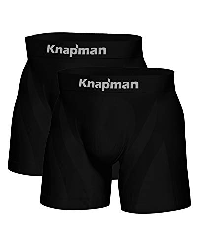 Knapman Ultimate Comfort Boxershort 3.0 Black XXL | Twopack von Knap'man