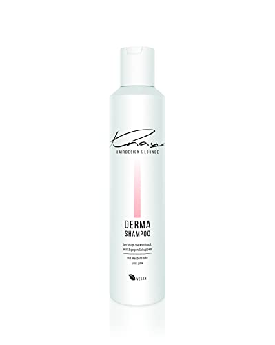 Knaus Hairdesign Derma Power Schuppenshampoo Damen und Herren - Mild Shampoo Bekämpfung von fettendem, trockenen Kopfhaut und Juckreiz Anti-Schuppen 200 ml Vegan von Knaus Hairdesign