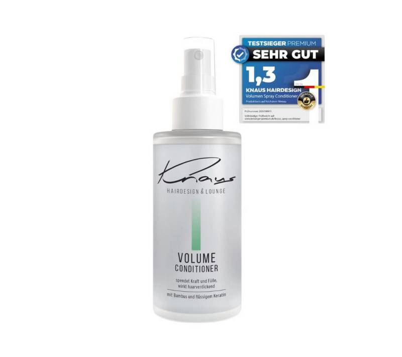 Knaus Hairdesign Haarpflege-Spray VOLUMEN Leave-in Spray, für feines Haar, Sprühconditioner, Mit Bambus und Flüssigkeratin ohne ausspülen von Knaus Hairdesign