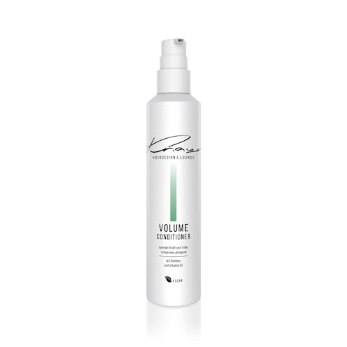 Knaus Hairdesign Extra Volumen Conditioner für feines Haar - kräftigende Haar-Pflege - Haarspülung für Damen & Herren - mit Bambus Vitamin B5 und Keratin 200 ml Vegan von Knaus Hairdesign