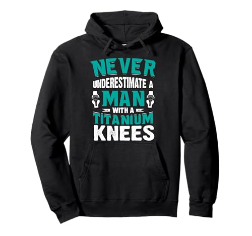Enthält Aftermarket-Teile – Man Bionic – Knieersatz Pullover Hoodie Enthält Aftermarket-Teile – Man Bionic – Knieersatz Pullover Hoodie von -Knee Hip Replacement-
