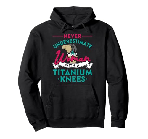 Enthält Aftermarket-Teile – Women Bionic – Knieersatz Pullover Hoodie Enthält Aftermarket-Teile – Women Bionic – Knieersatz Pullover Hoodie von -Knee Hip Replacement-
