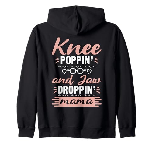 Knie Poppin Kiefer Droppin Mama Ruhestand Lustig Ruhestand Humor Kapuzenjacke von Knee Poppin Retirement Jaw Droppin Mama