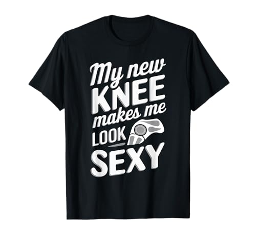 Knee Replacement Humor Apparel for Men Women - Unisex T-Shirt - Schwarz - Small - Alle Jahreszeiten - Klassisch geschnitten, doppelt genhter Saum Knee Replacement Humor Apparel for Men Women - Unisex T-Shirt - Schwarz - Small - Alle Jahreszeiten - Klassisch geschnitten, doppelt genhter Saum von Knee Replacement Humor Apparel for Men Women