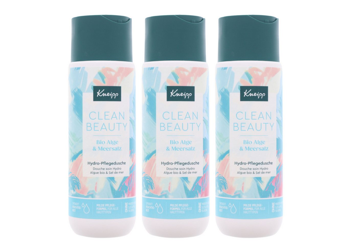 Kneipp GmbH Duschgel 3x Kneipp Clean Beauty Hydro Pflegedusche Bio Alge & Meersalz je 200ml Kneipp GmbH Duschgel 3x Kneipp Clean Beauty Hydro Pflegedusche Bio Alge & Meersalz je 200ml von Kneipp GmbH